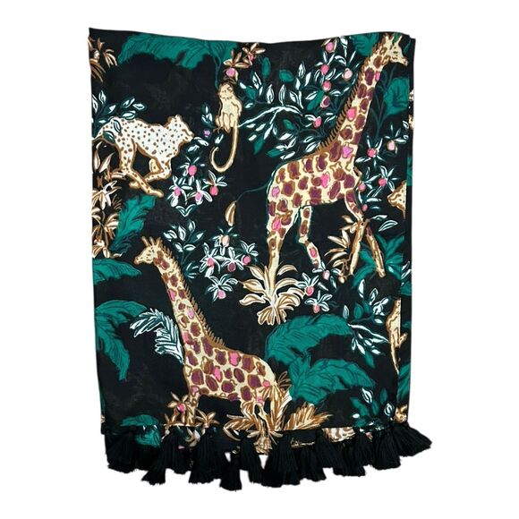 Lilly Pulitzer Accessories - Lilly Pulitzer Resort Scarf Dancing In The Moonlight Aubriana Jungle Print